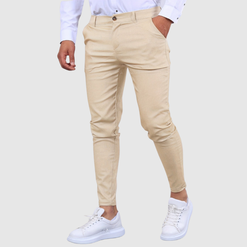 Capri | Herren Skinny Stretch Hose - Passgenaue Passform, Premium Komfort