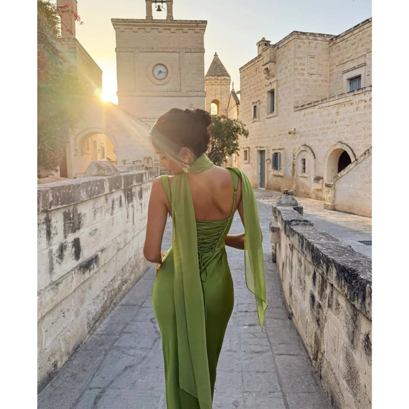 Kleid als Hochzeitsgast | Mit Bindung Am Rücken