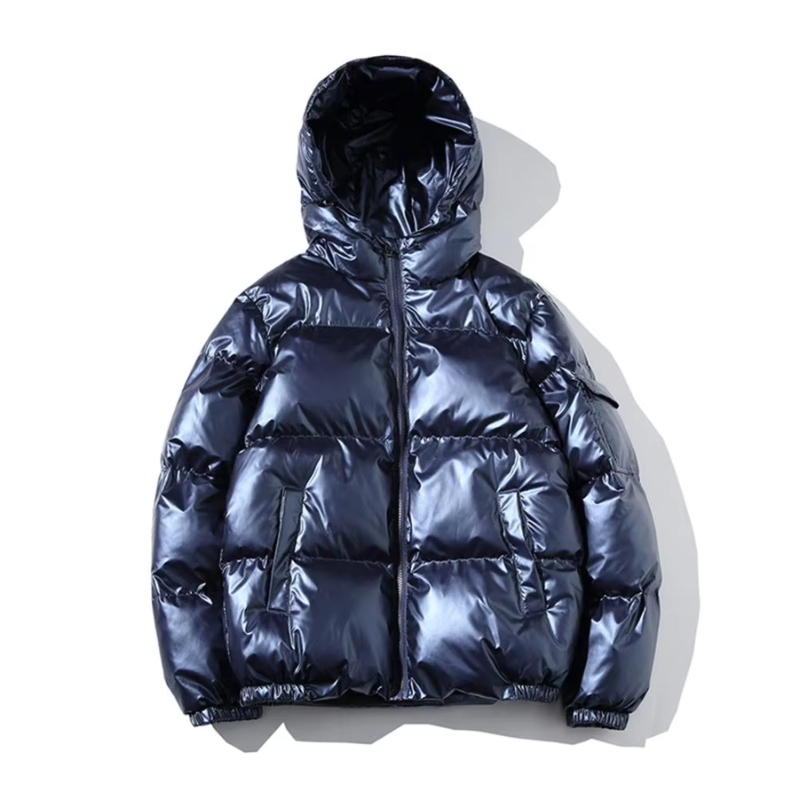 Metallic Windproof Winter Jacket | Puffer Jacket