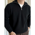 Herren Strick Pullover | Mit Kragen & Quarter Zip