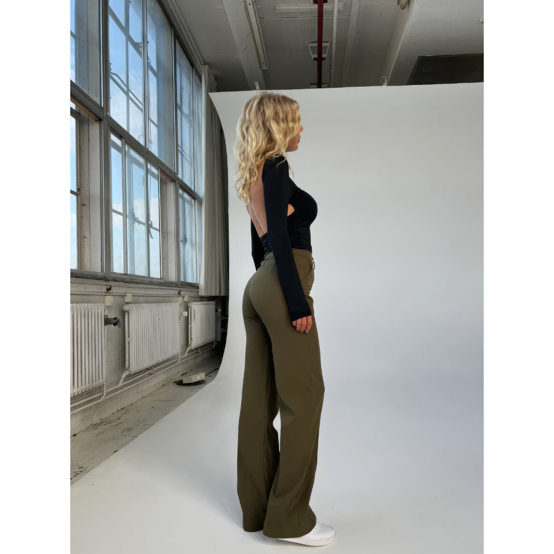 Women’s High-Waist Pants | Wide Leg Trousers
