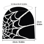 Beanie | Knit beanie Y2K style & spider pattern