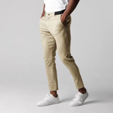 Herren Chino Hose | Skinny Stretch Hose | Bequem