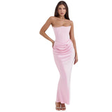 Claudine | Off-Shoulder Wedding Guest Dress | Maxi