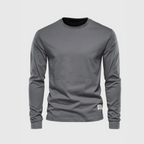 Herren Pullover | Langarmshirt mit Rundhalsausschnitt
