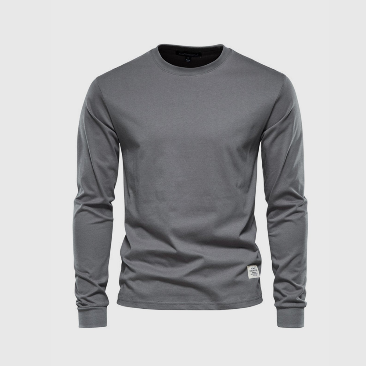 Herren Pullover | Langarmshirt mit Rundhalsausschnitt