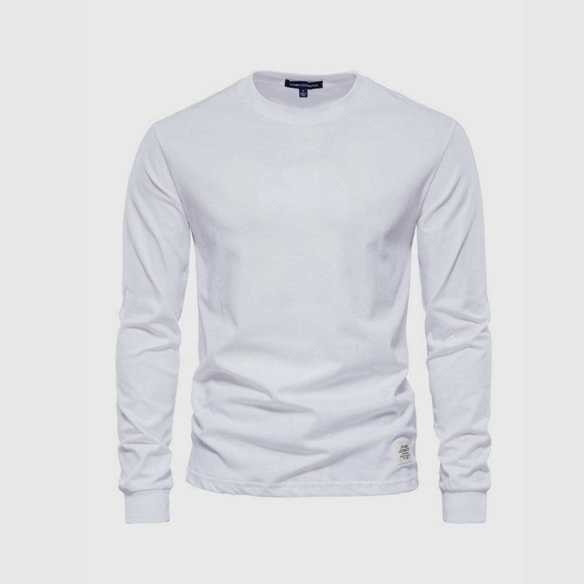 Herren Pullover | Langarmshirt mit Rundhalsausschnitt