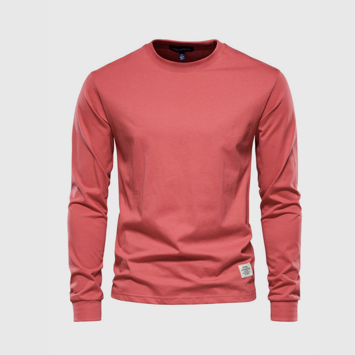 Herren Pullover | Langarmshirt mit Rundhalsausschnitt