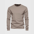 Herren Pullover | Langarmshirt mit Rundhalsausschnitt