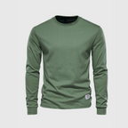 Herren Pullover | Langarmshirt mit Rundhalsausschnitt