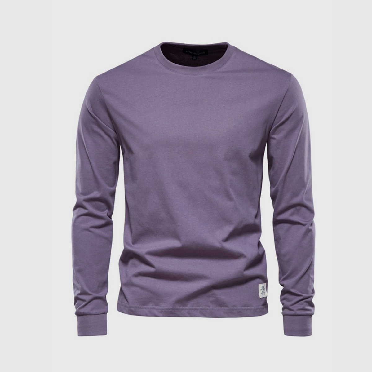 Herren Pullover | Langarmshirt mit Rundhalsausschnitt