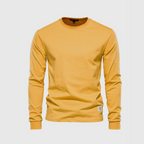 Herren Pullover | Langarmshirt mit Rundhalsausschnitt