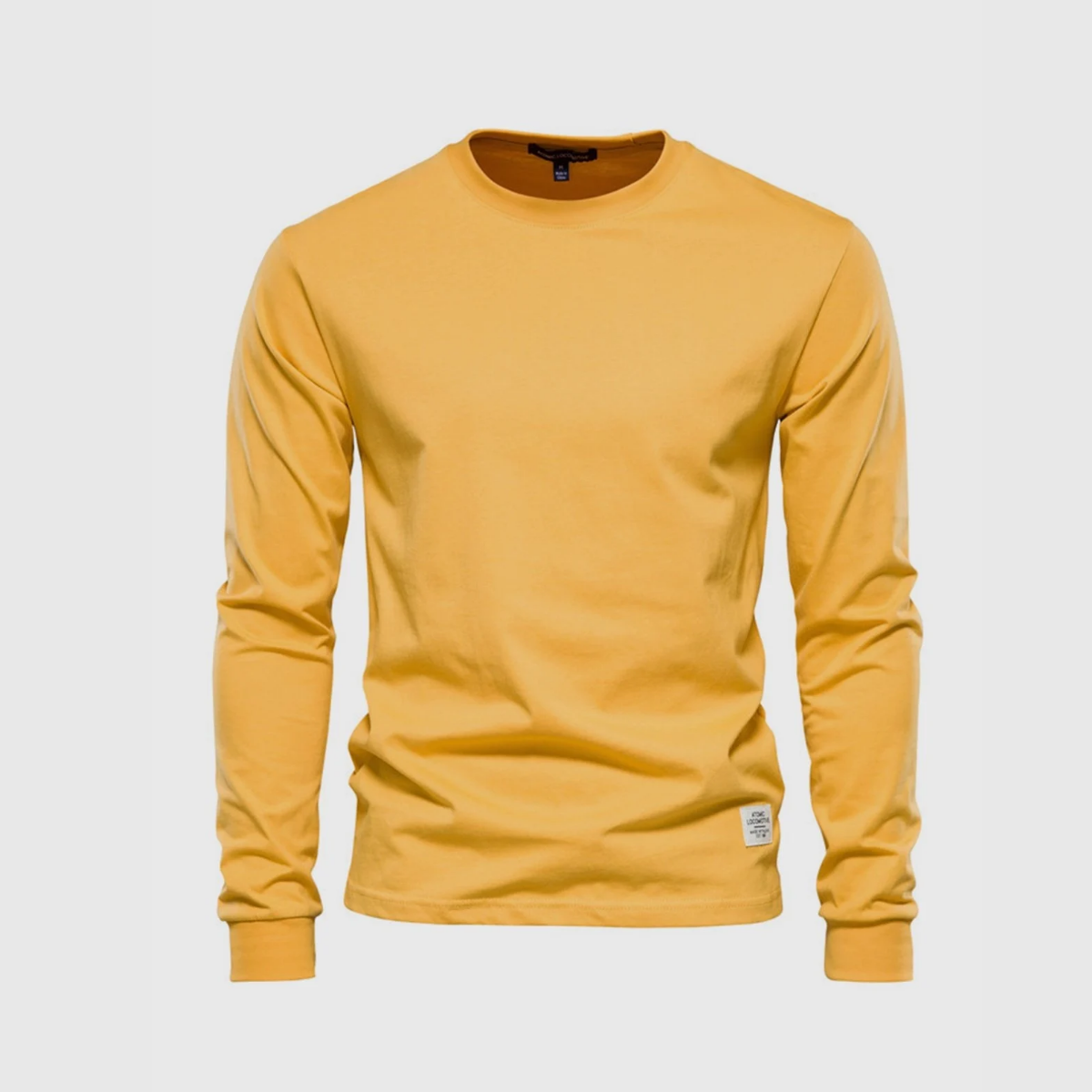 Herren Pullover | Langarmshirt mit Rundhalsausschnitt
