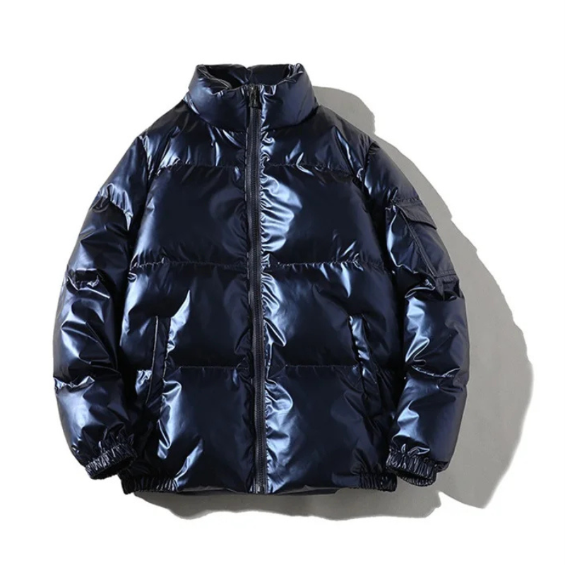Metallic Windproof Winter Jacket | Puffer Jacket