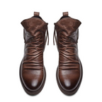 Herren Leder Stiefel | Casual mit Reißverschluss