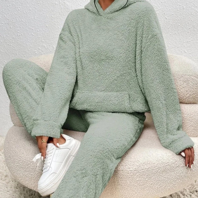 Damen Teddy Jogginganzug