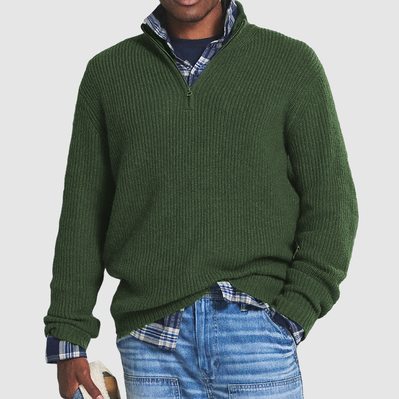 Herren Pullover mit Reissverschluss