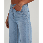 Damen Loose Fit Jeans | Raw-hem