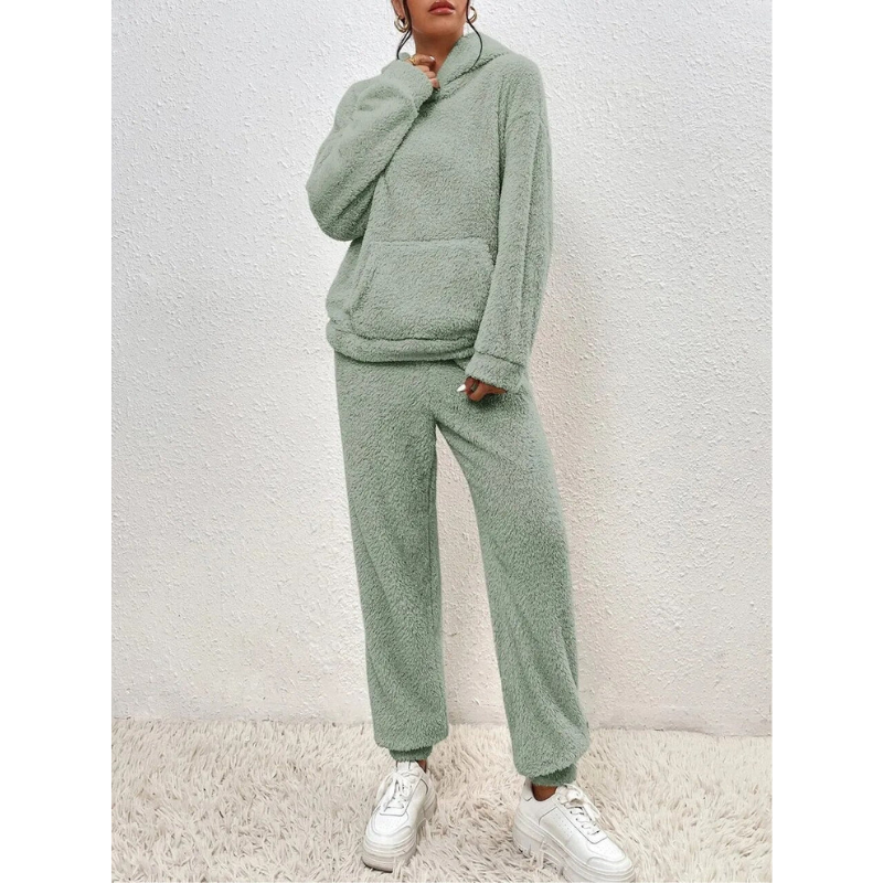 Damen Teddy Jogginganzug