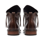 Herren Leder Stiefel | Casual mit Reißverschluss
