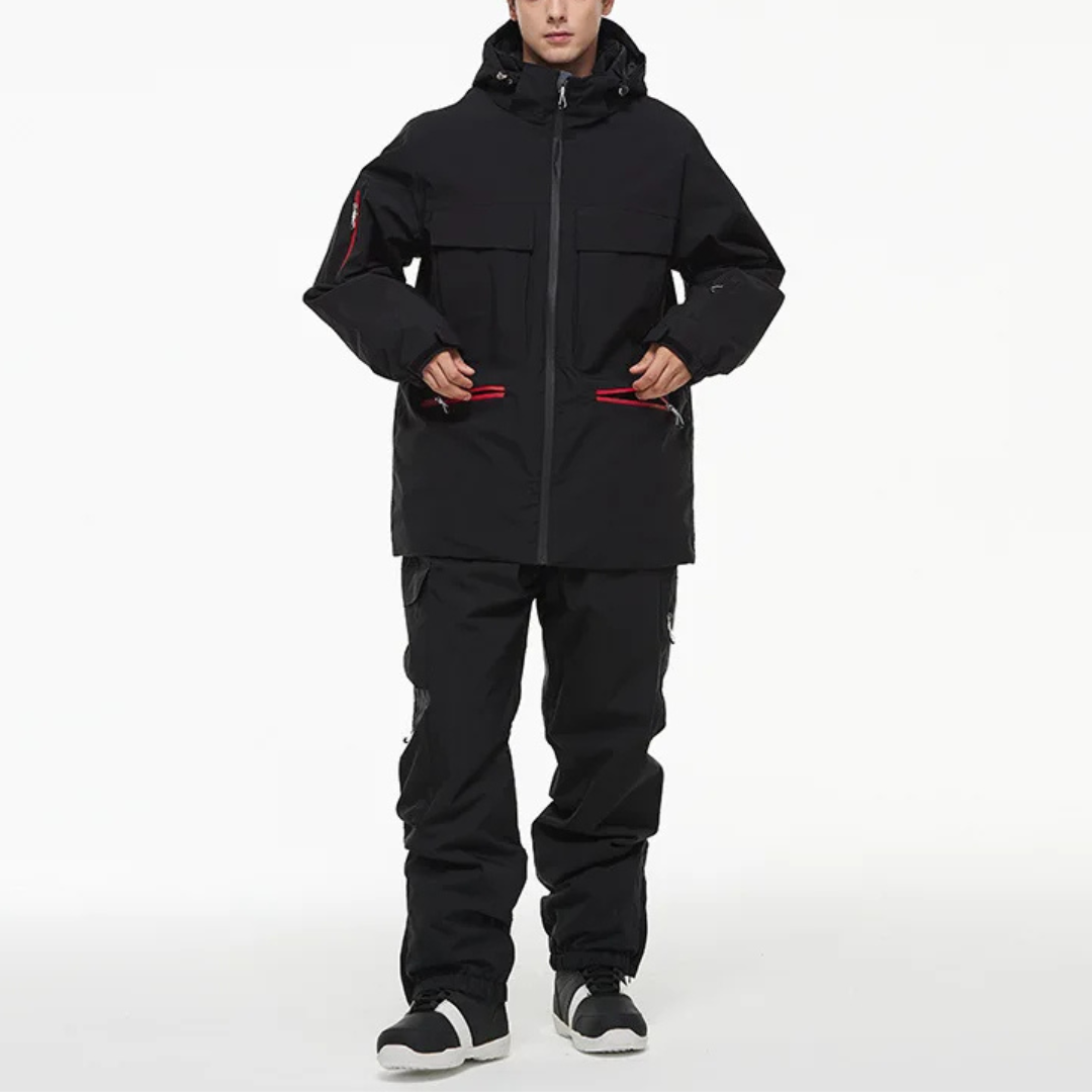 Herren Skianzug | Wasserdichte Skijacke für Outdoor & Schnee