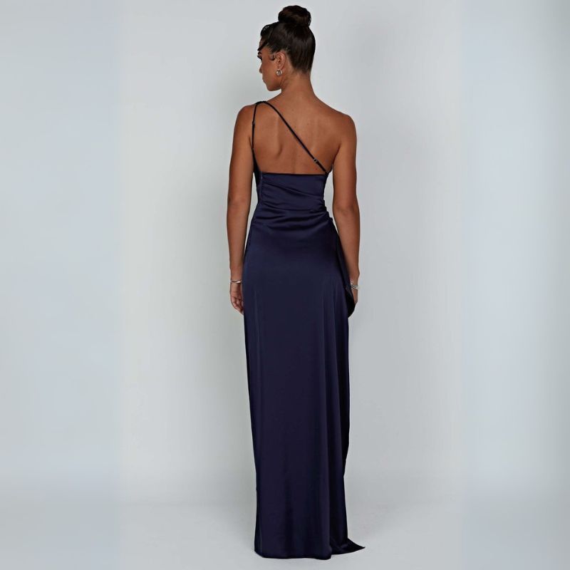 Selina | Ein Schulter Hochzeitsgast Kleid | Maxi