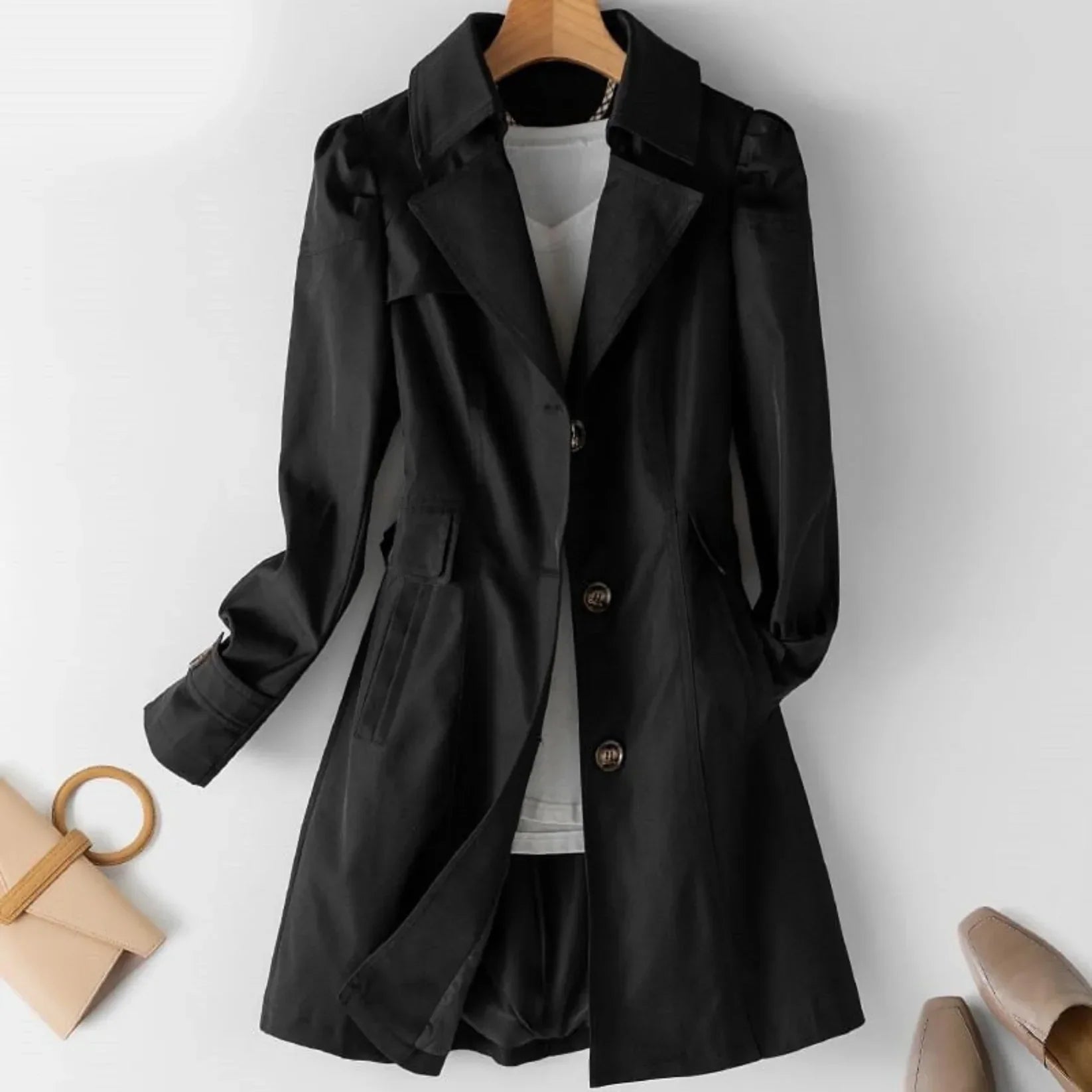 Marjo | Water-repellent trench coat for women in spring