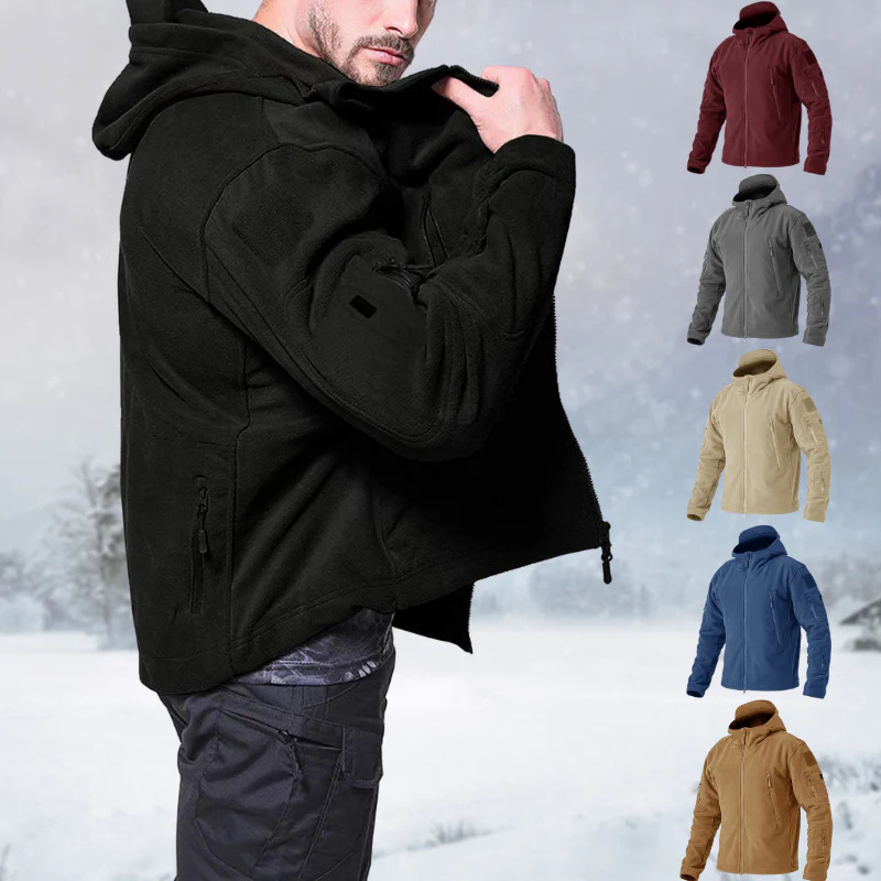 Men's fleece jacket | Windproof & outdoor