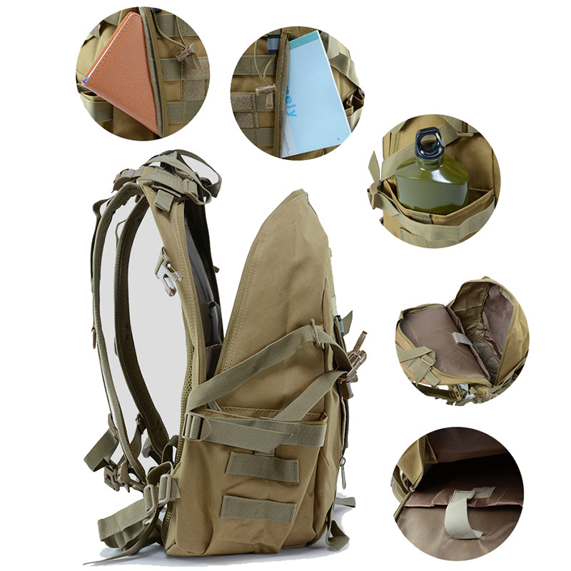 Ranger | Wasserdichter Tactical Military Rucksack mit MOLLE System & 35L Fassungsvermögen
