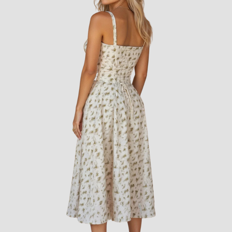 Amelie | Women's Corset Summer Dress | Midi