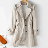 Marjo | Water-repellent trench coat for women in spring