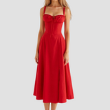 Amelie | Women's Corset Summer Dress | Midi