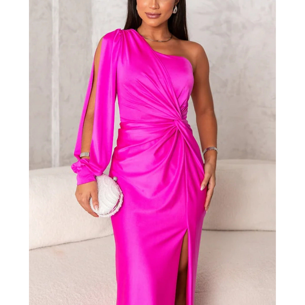 Abendkleid Mit Einer Schulter Für Damen