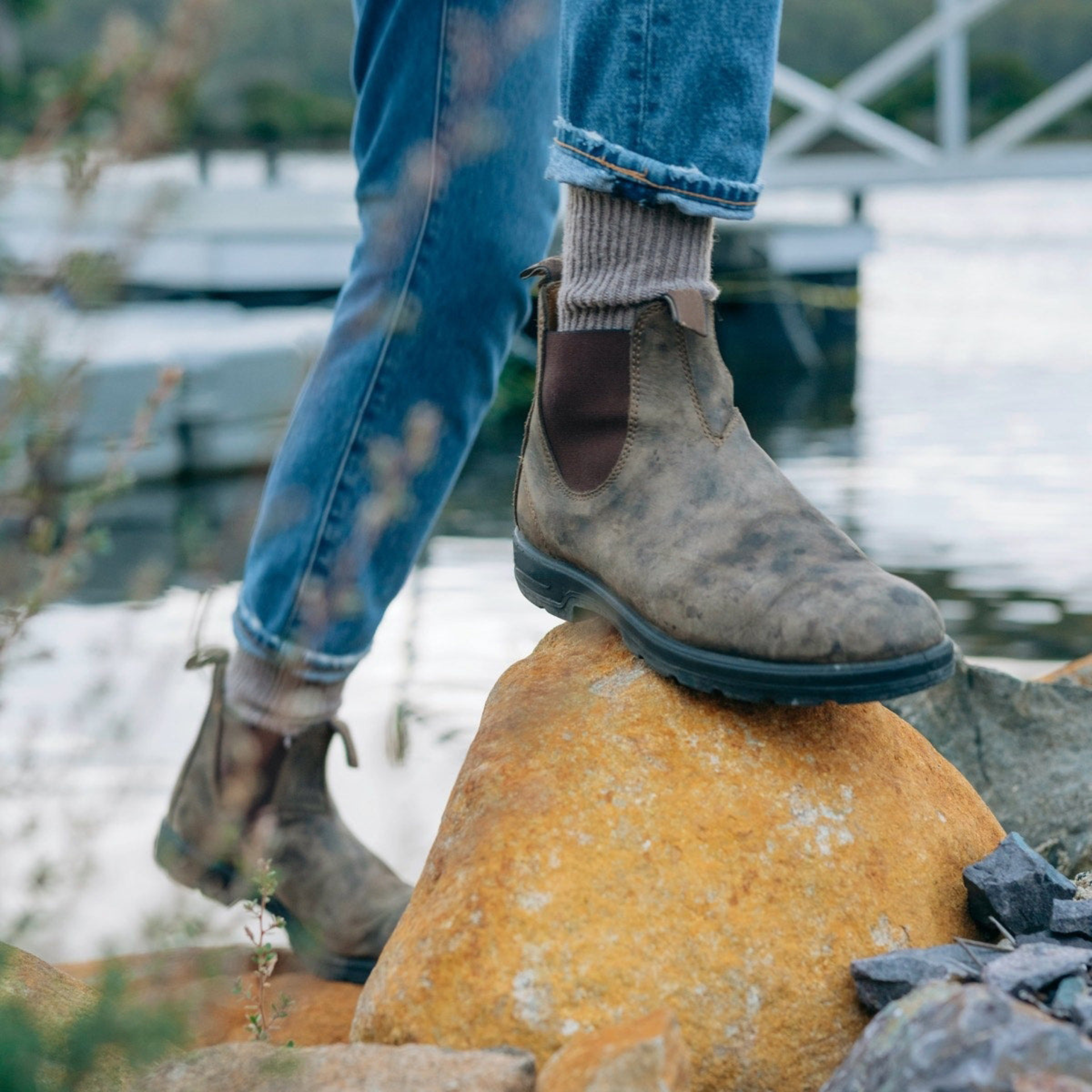 Herren Chelsea Boots | Mit Profilsohle & Zum Hineinschlüpfen