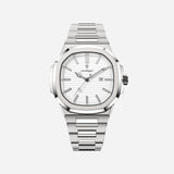 Men's stainless steel watch | Square dial