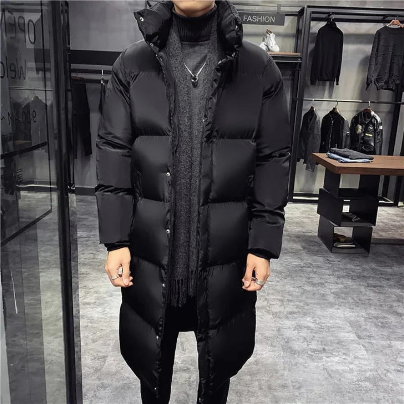 Men's Puffer Jacket | Long & Warmly Lined