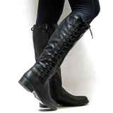 Women's knee-high boots | Lace-up style