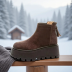 Damen Snowboots | Suede & Plateau