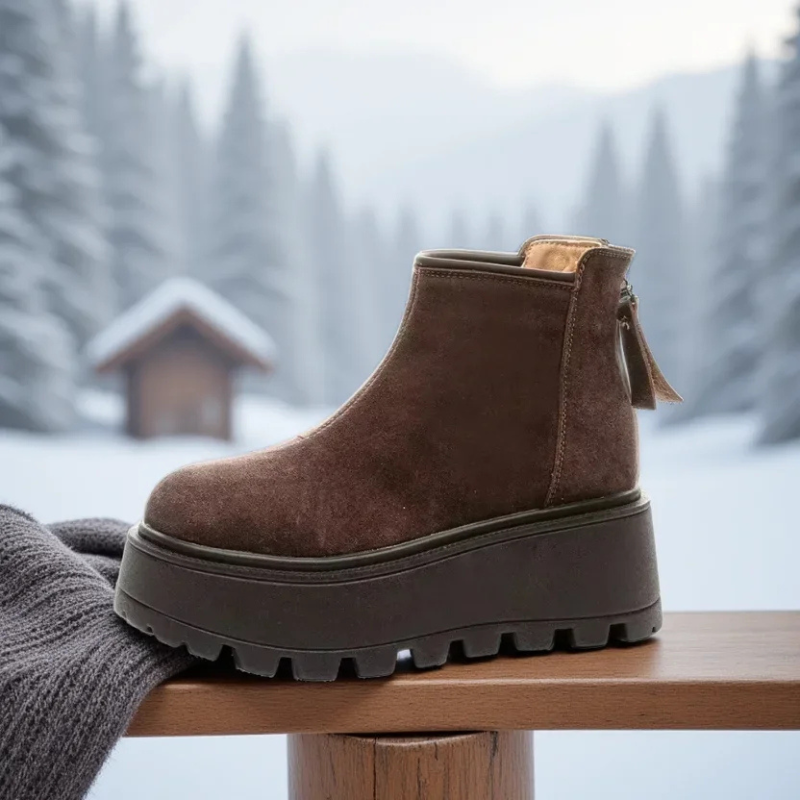 Damen Snowboots | Suede & Plateau