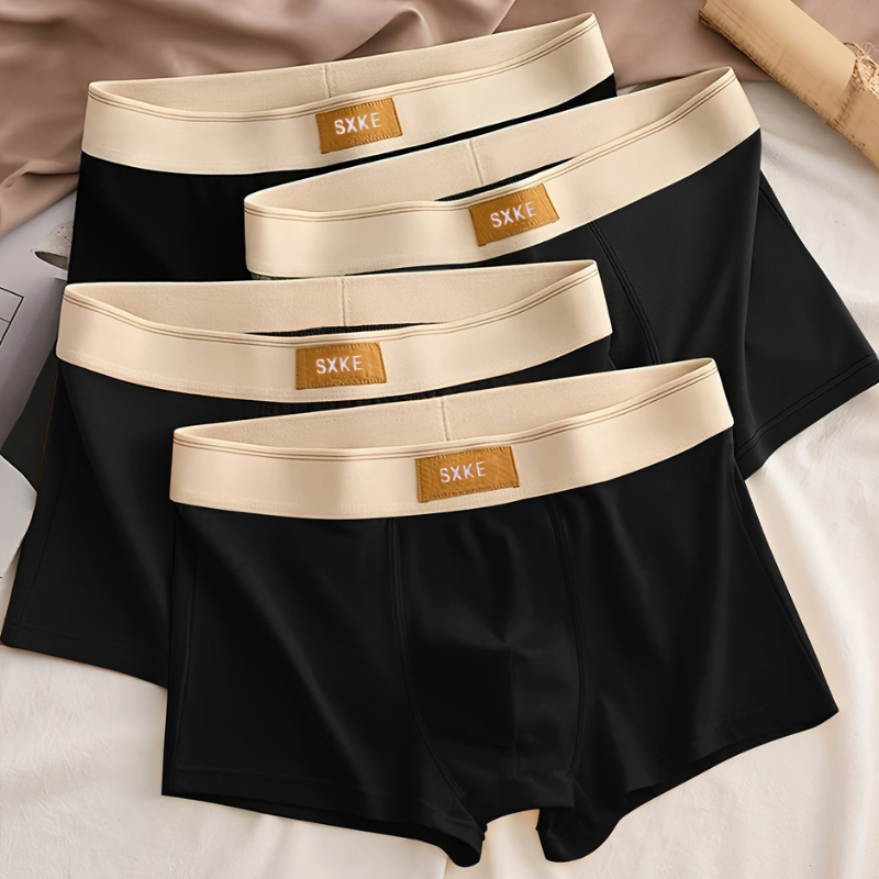 Herren Boxershorts | Atmungsaktiv 4er Pack