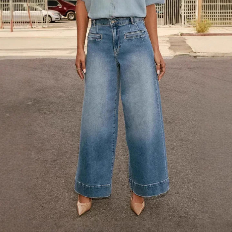 Damen Mom-Jeans | Weites Bein & Hohe Taille