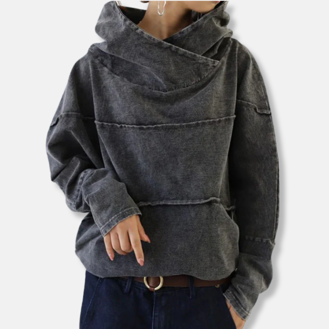 Women’s Oversized Hoodie | Draped Collar