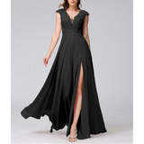 Women's A-line Wedding Guest Dress | Maxi & Floral Pattern