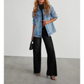 Damen Loose Fit Jeans | Raw-hem