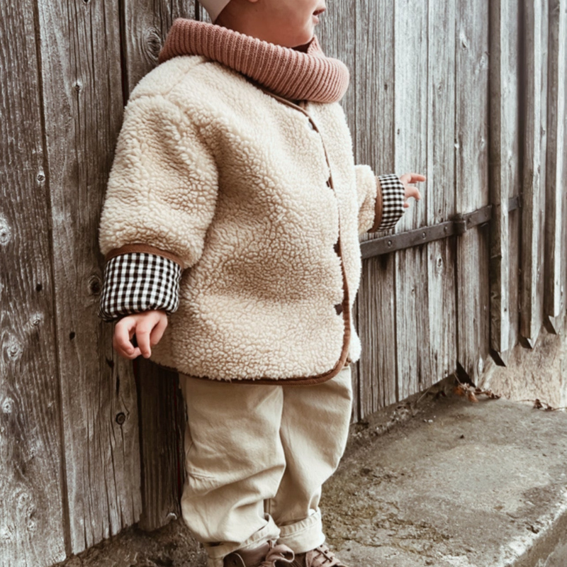 Kids Fleece Jacket | Shearling Style