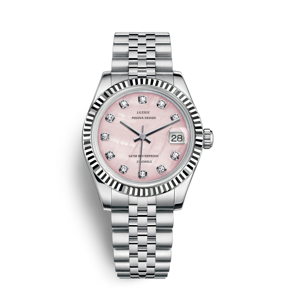 Edelstahl Armbanduhr Damen | Silber & Gold