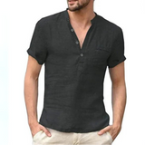 Renric | Men's T-Shirt - Linen Style