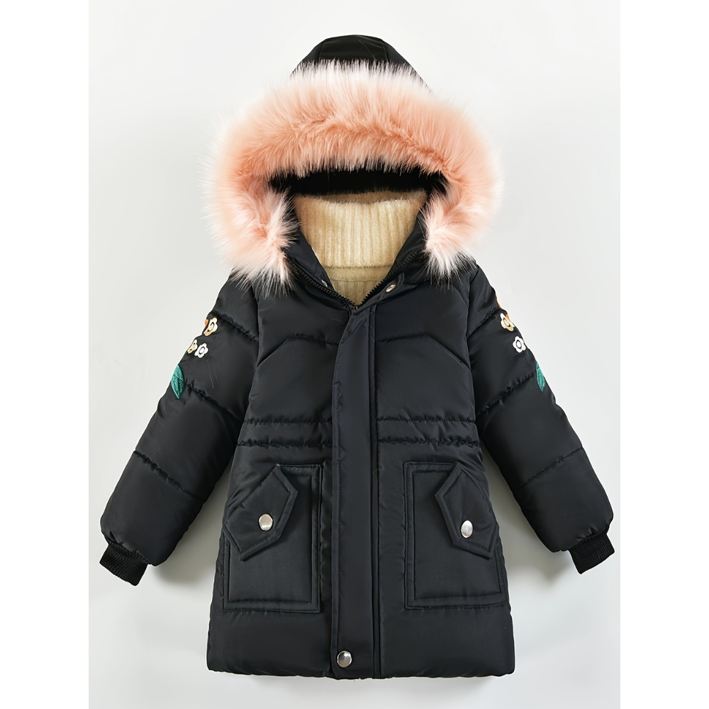 Parka Mädchen | Winterjacke Mit Kapuze | Kinder