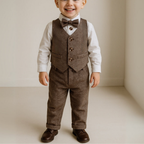 Boys Vest Suit Set | Suspenders Outfit