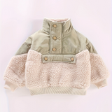 Kids' Winter Cardigan | Thick & High Collar
